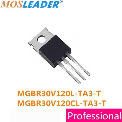 Mosleader 50pcs TO220 MGBR30V120L-TA3-T MGBR30V120CL-TA3-T MGBR30V120 MGBR30V120L MGBR30V120CL High quality