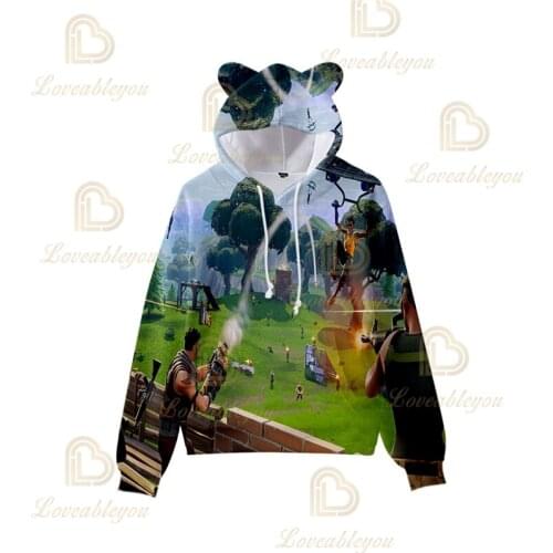 Men Hoodies Game 3D Print Hoodie Leon Kids Spring Summer Thin Hoodies Crow Cartoon For Boy Girl Child Gift