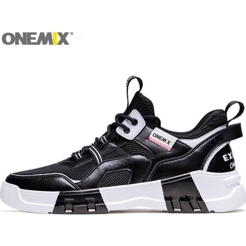 ONEMIX NEW Men Trainers Running Shoes Fitness Gym Athletic Walking Sneakers Casual Jogging Shoes Walking Sport Shoes