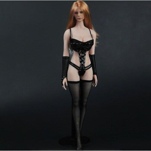 1/6 Scale Sexy Leather Open Chest Bag Hip Underwear Clothing Set Sexy Female Clothes For 12" Action Figure Women Body