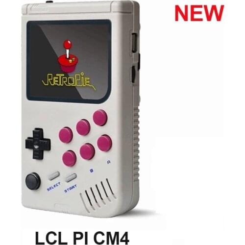 LCL Pi Boy Pi4 Handheld Game Console For Game Boy Portable Retro Game Console Emulator With 10000 Games For PSP/DC/N64 HD Output