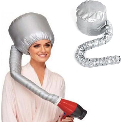 Portable Adjustable Soft Hair Drying Cap Women Hair Blow Quick Dryer Helmet Salon Hairdressing Dye Perm Nursing Treatment