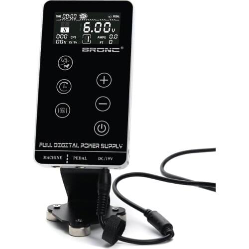 BRONC Professional Touch Screen Tattoo Power Supply TPN-35 Makeup Screen Digital LCD for Tattoo Machines gun pen