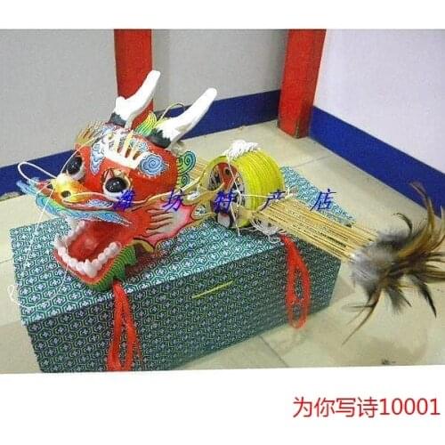 Rainbow craft fun factory flying toys single line kites Traditional Centipede windsock volant beautiful chinese dragon kite bar