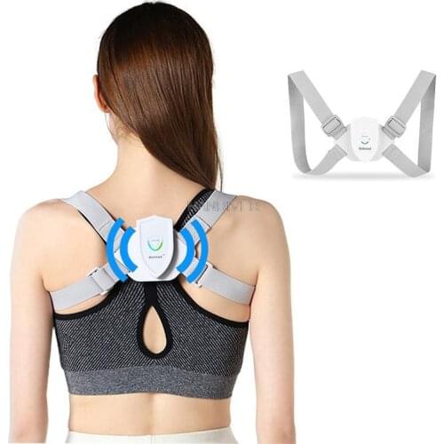 Adjustable Intelligent Posture Trainer Smart Posture Corrector Upper Back Brace Clavicle Support for Men and Women Pain Relief