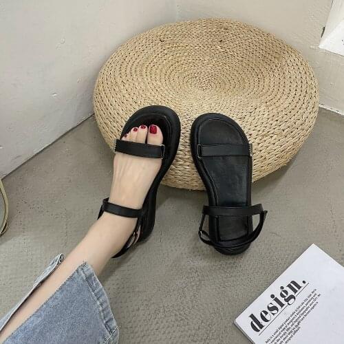 2021 Platform Sandales Heel Buckle Basic Women Shoes Female Women Sandals Fashion Summer Sandaliasp