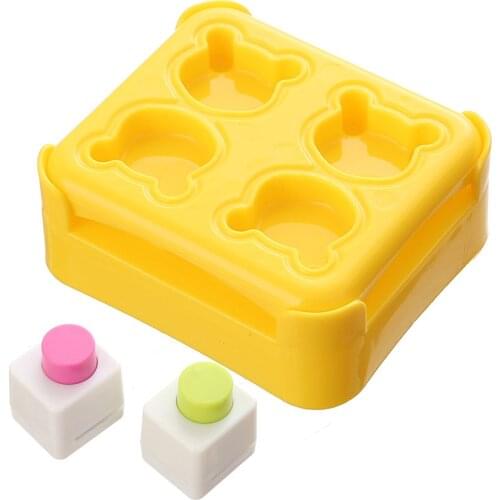 Cute Mini 1 Pcs PP Rice Ball Mold DIY Sushi Tool Nori Punch Embossing Device For Babies Eatting Kitchen Supplies