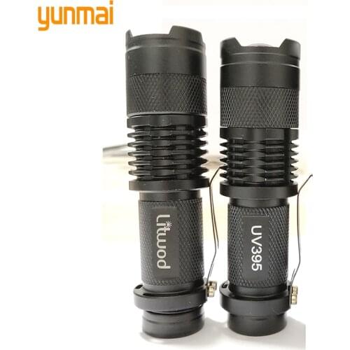 UV 365 Penlight Focus UVC Lantern Led Flashlight Torch Light Bulb Litwod Q5 SK68 Adjustable Aluminum Alloy 2000 5W Easy To Carry