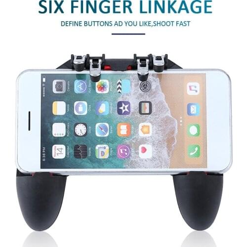 Universal Mobile Phone Game Handle Controller Trigger Portable Durable Smartphones Gamepad For 4.7-6.5 Inch