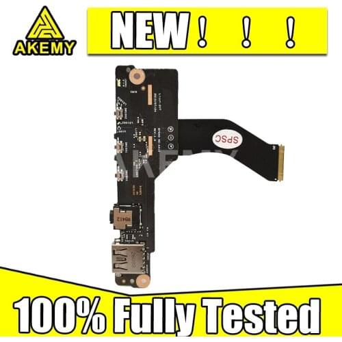 High quality Brand New FRU 5C50K48444 For Lenovo Yoga 900-13ISK USB Audio board Power button BYG40 NS-A412 100% Fully Tested