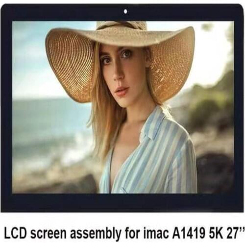 Ship from Netherlands New 5K LM270QQ1 SD A1 A2 LCD Screen 2014 2015 For iMac 27" A1419 LCD Display Front Glass Assembly EMC 2806