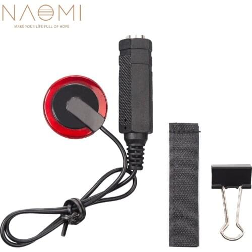 NAOMI Acoustic Guitar Pickup Ukulele Pickup Violin Pickup Viola Cello Banjo Pickup Contact MIC P-007 NEW