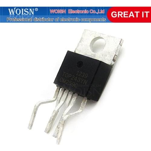 2pcs/lot TOP244YN TOP244Y TOP244 TOP243YN TOP243Y TOP243 TOP227YN TOP227Y TOP227 TO-220 In Stock
