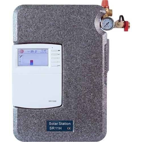 220V SR11H-1568 Single pipeline Series Solar Hot Water Pump Station with Integrated controller SR1568