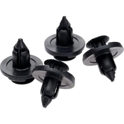 50Pcs Car Fender Bumper Mud Flaps Push-Type Retainer Clips Plastic Rivet Fasteners For Nissan 8mm Hole Door Trim Retaining Clip