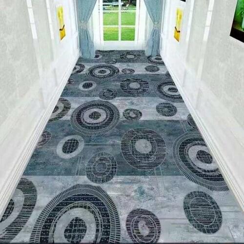Reese Deep Abstraction Long Rug Printed High Quality Gallery Porch Hallway Carpet Easy Clean Unfading Lint Free For Pet Families