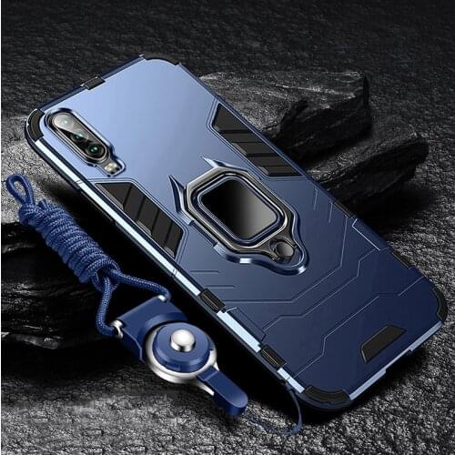 For Huawei P20 P30 Pro P30Lite Case Hard PC With Stand Ring Armor shockproof protect Back Cover Case for huawei P Smart Z 2019