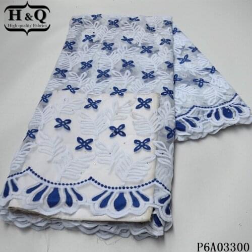H&Q french net lace milk fiber fabric embroidery with stones 2021 high quality african mesh laces nigerian tulle fabrics 5 yards