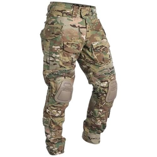 G3 Combat Pants with Knee Pads Airsoft Tactical Trousers MultiCam CP gen3 Hunting Camouflage