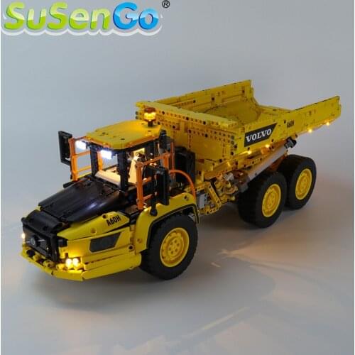 SuSenGo LED Light kit For 42114 Technic 6x6 Articulated Hauler , (Model Not Included)