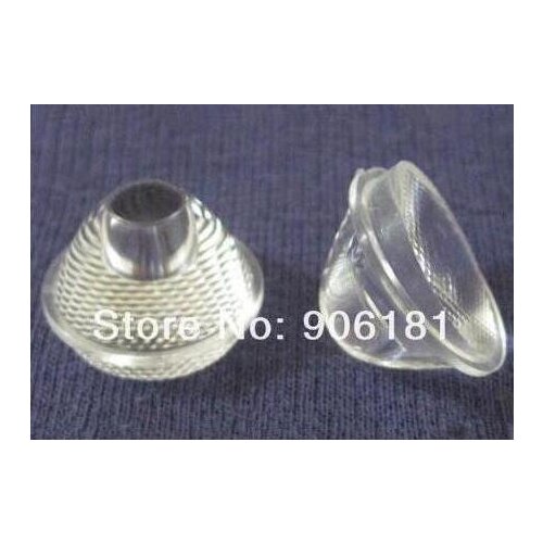 #LEH-20 High quality Led Optical Lens, PMMA materials, Size: 20X13mm, 30 degree, Diagonal Bead, More brighter lens