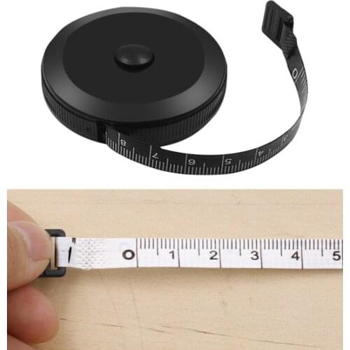 1PC Mini Tape Meter Tailor Measuring Tool 60inch Body Measuring Ruler for Sewing Tailor Fabric Auto-scaling Measurements Tape