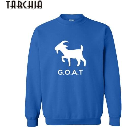 TARCHIA Men Hoodies GOAT Animal Printed Men Sportswear Pullovers Long Sleeve Casual Fashion Hoodie Sweatshirt Plus Size XXL