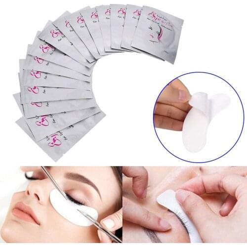 50/100/200 Pairs Eye Pads Lint Free Eyelash Gel Mask Eyepads Lashes Extension Patches Women Eyelash Isolation Pads Kits