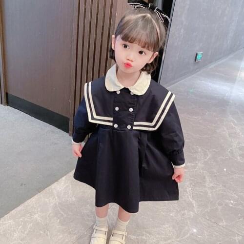 Dress For Girls Striped Pattern Dress For Girl Casual Style Children Dress Spring Autumn Costume Girl