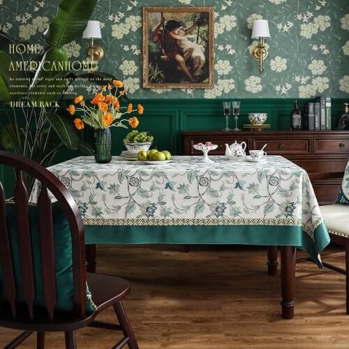 Luxury Leather Tablecloth American Style Table Cloth Waterproof Oil-proof Wash Scald-proof Dining Coffee Table Cover Home Decor