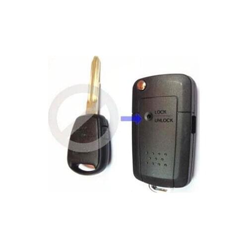 Side 1 Button Modified Flip Folding Remote Key Shell For Hyundai Accent FOB Car Key Blanks Case