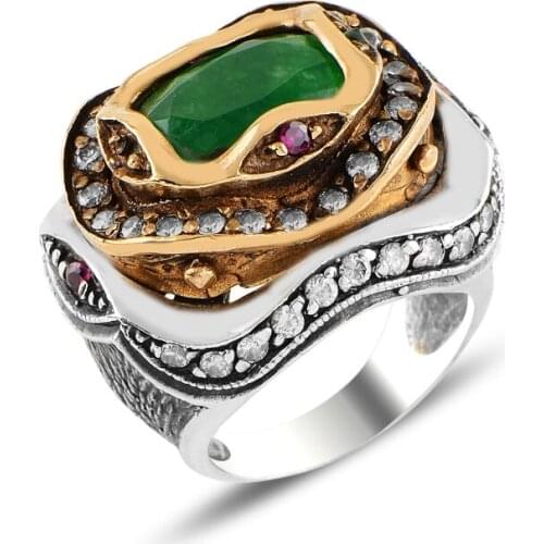 Silver 925 Sterling Zircon Cubic Zirconia Authentic Ring