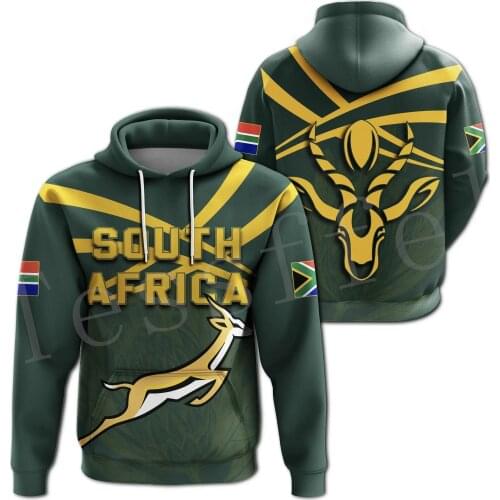 Tessffel NewFashion County Animal South Africa Flag Springbok Harajuku Tracksuit 3DPrint Men/Women Sweatshirts Casual Hoodies A7