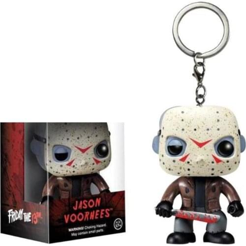 Friday the thirteenth Jason keychain Vinyl Action Figures Collection Model Children Toys