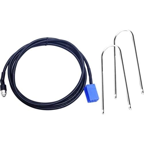 1PCS Car Stereo Female 3.5MM Jack Aux Adapter Cable Fits For VW Passat Polo Bora