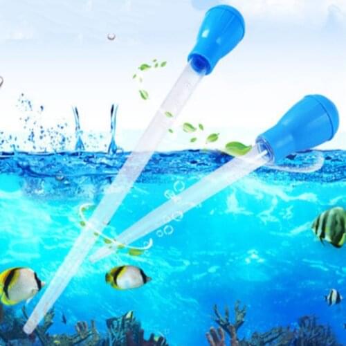 50ml Manual Fish Tank Aquarium Dropper Cleaning Pipette EASY TO USE 5 scales