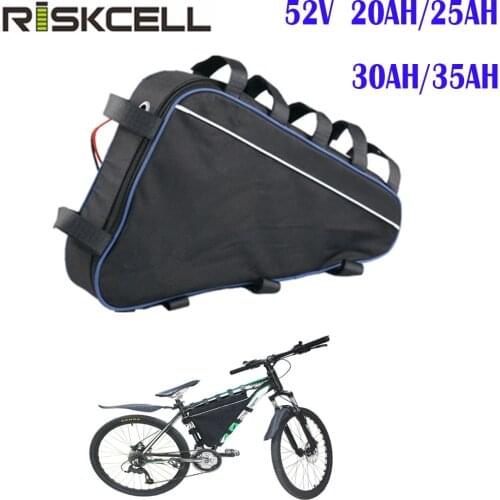 Triangle bag 1500W 52V 20AH Electric Bicycle Battery 52V 48V Lithium Battery 52V 20AH E-bike battery batterie velo électrique