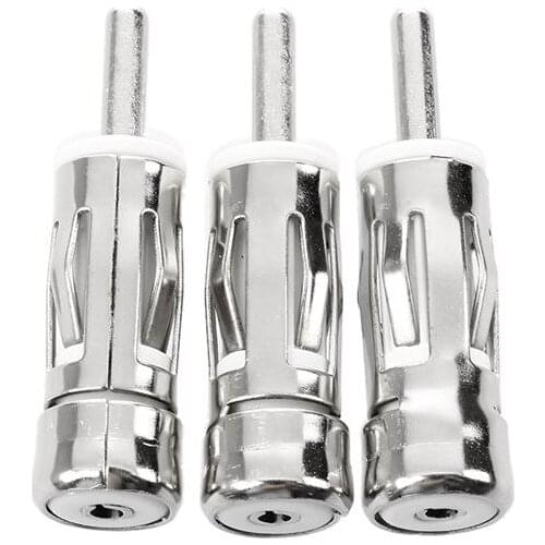 Car Stereo Radio Male Antenna Aerial Adaptor ISO to DIN 3 Pcs