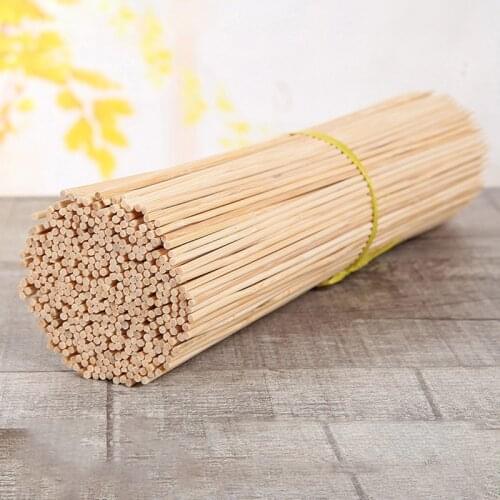 100pcs Bamboo Barbecue Skewers Disposable Wooden BBQ Sticks Barbecue Grill Mats Fork Food Stick Outdoor Camping Party Supplies