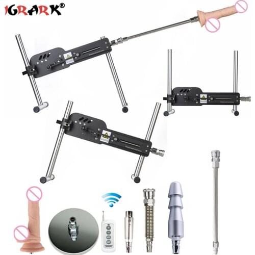 Wireless Control Metal Sex Machines Masturbation Big Dildo Vagina Cup 70W Motor Love Machine Vibrator Sex Toys for Women Men 18