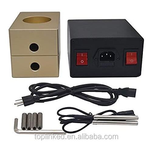 US Best Seller 350W Rosin Herb Drier Bags Dual Heating 6061 Aluminum Plates Dry Oils Rsoin Press Machine Kit Module