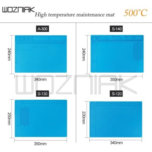 BEST silicone repair mat high temperature heat gun BGA soldering station repair insulation pad repair mat s140