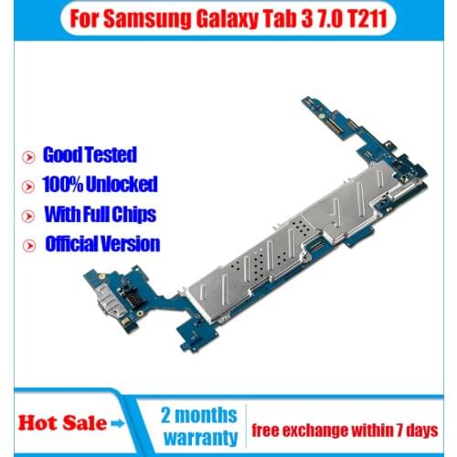Full Working Circuit Board Motherboard For Samsung Galaxy Tab 3 7.0 T211 Original Used For Samsung T211 Logic Mainboard