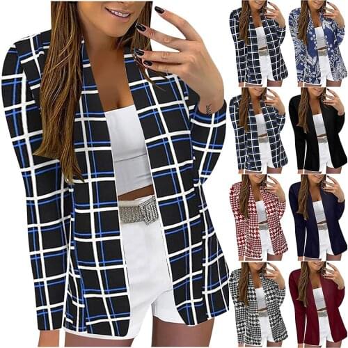 Fashion Blazer Women Coat Brand Quality Clothing Tailored Woman Blazer Double Breasted Female Basic Coat Ladies Overcoat Clothes