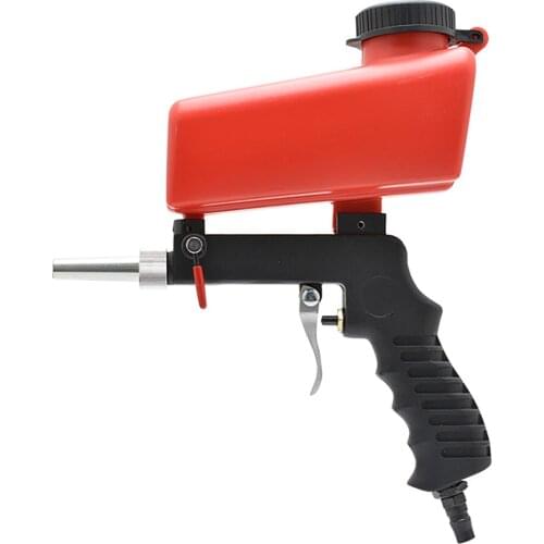 Small Sand Blasting Machine Portable Gravity Pneumatic Abrasive Sand Blaster with Blaster Tip Hand Held Sandblasting Sprayer