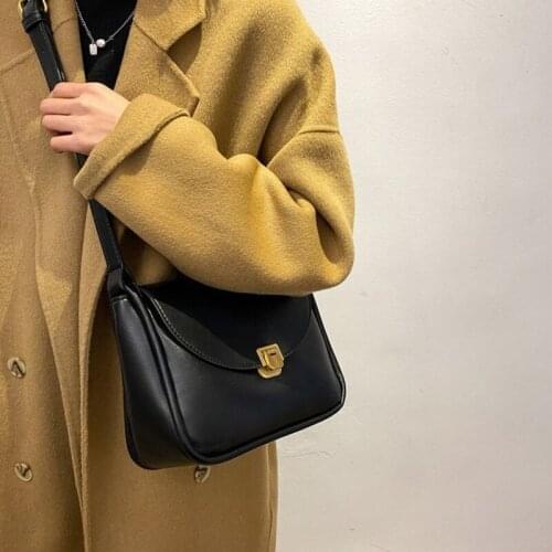 New Fashion Women Handbags Solid Color Shoulder Message Bags For Female