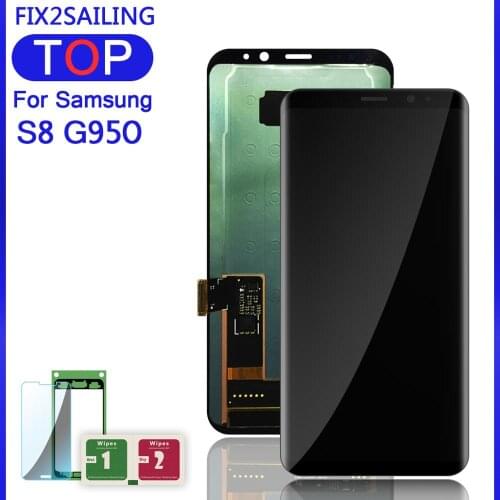 New LCD Display 100% Tested Working Touch Screen Assembly For Samsung Galaxy S8 G950F G950FD G9500 G950U Black
