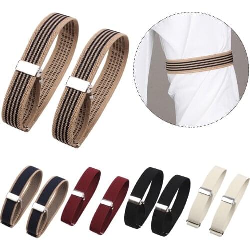 Women Men Adjustable Elastic Armband Shirt Sleeve Holder Arm Cuffs Bands Party Wedding Fashion Accessories