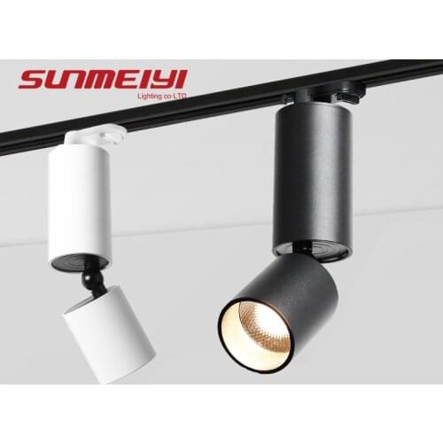 Angle Adjustable 3W 7W 10W LED Track Light COB Lamp Spot Rail Lights Ceiling Spotlights Kitchen Shop Store Lighting