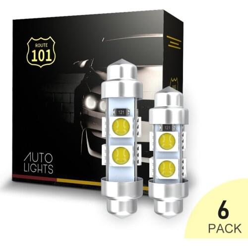 Светодиодные LED лампы C5W (SV8.5-8) Route101 China At AliExpress